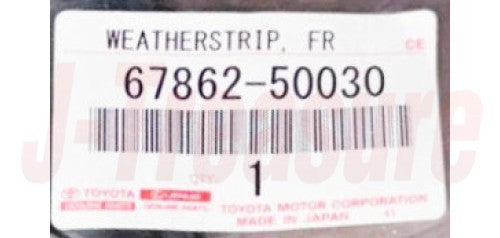 LEXUS LS430 UCF30 2001-2006 Genuine Front Door Weatherstrip LH 67862-50030 OEM