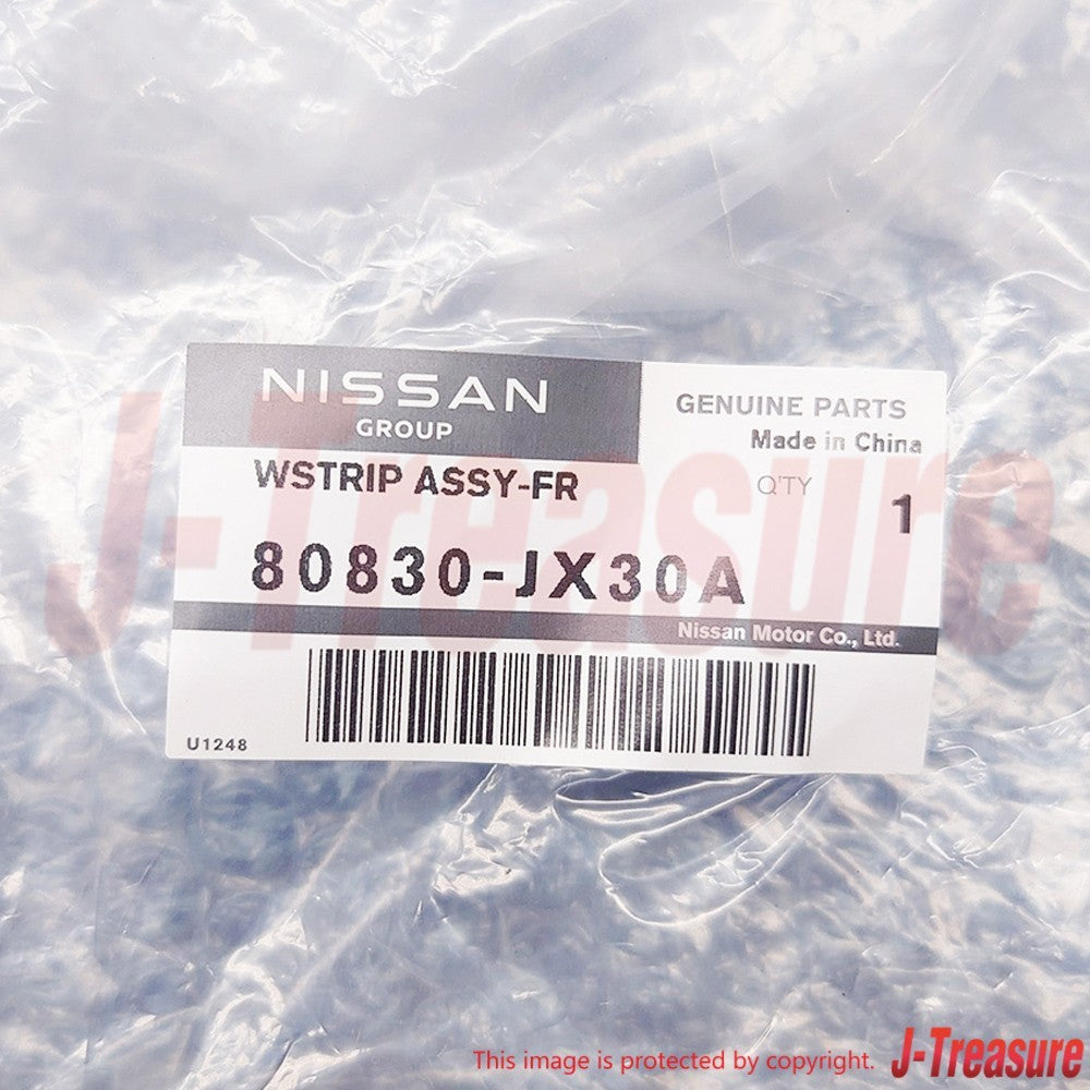 NISSAN NV200 M20 Genuine Fr/Door Weatherstrip RH & LH 80830-JX30A 80831-JX30A