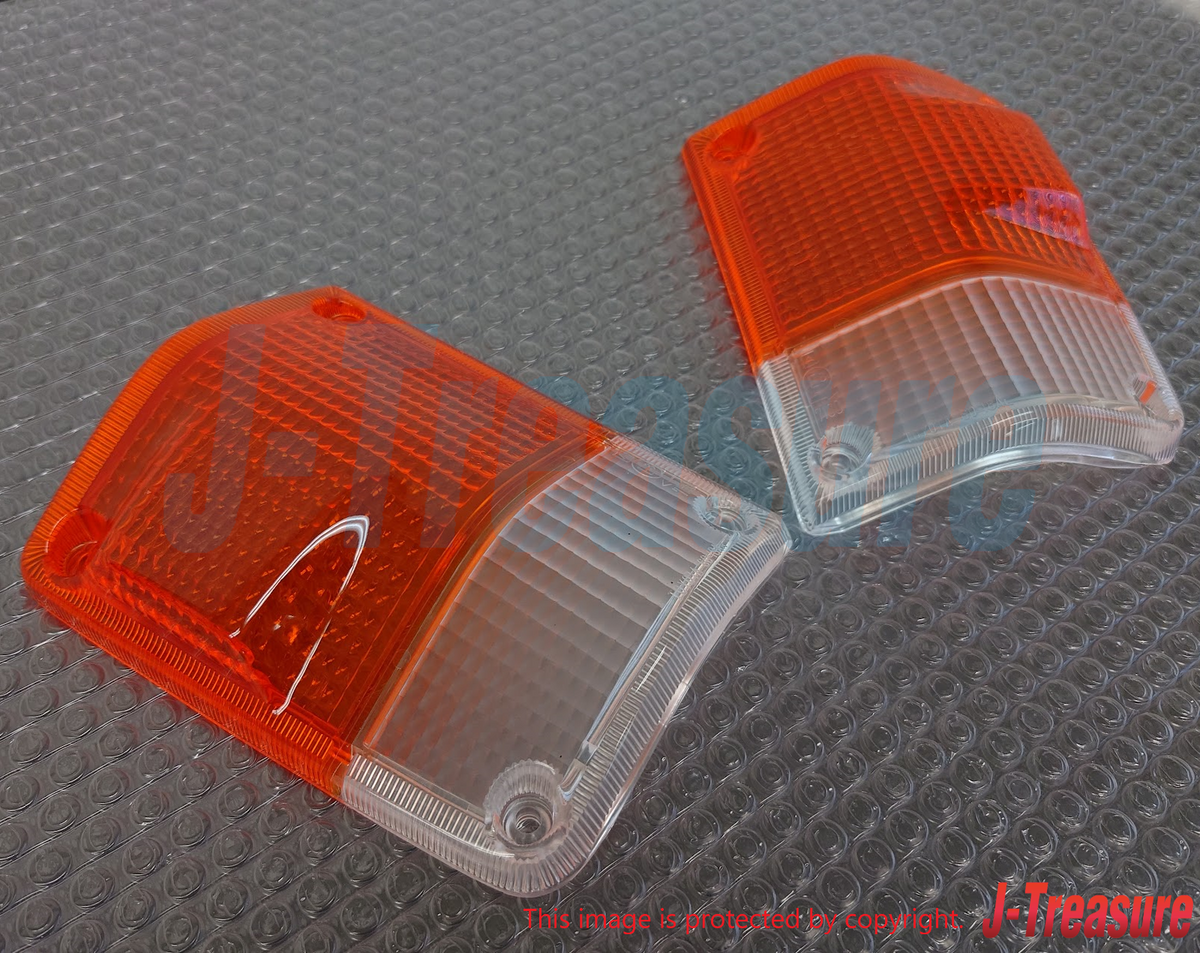 TOYOTA LAND CRUISER BJ60 FJ60 81-87 Genuine Front Turn Signal Lamp Lens Set OEM
