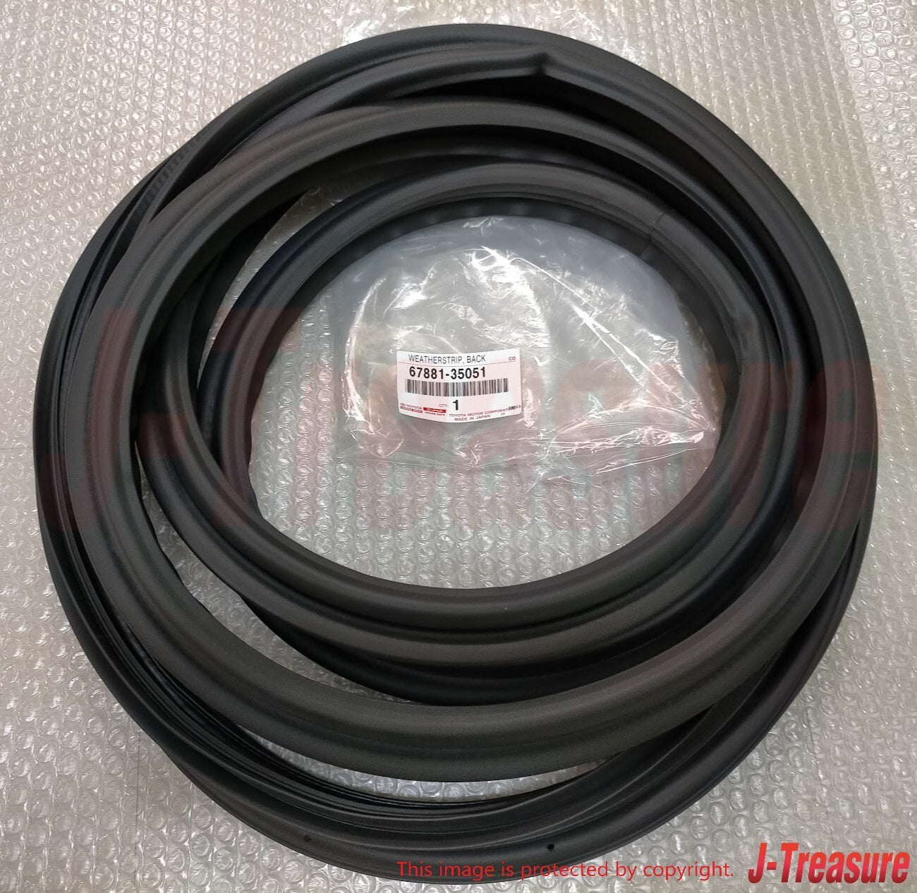TOYOTA FJ CRUISER GSJ1# 07-14 Genuine Back Door Weatherstrip 67881-35051 OEM