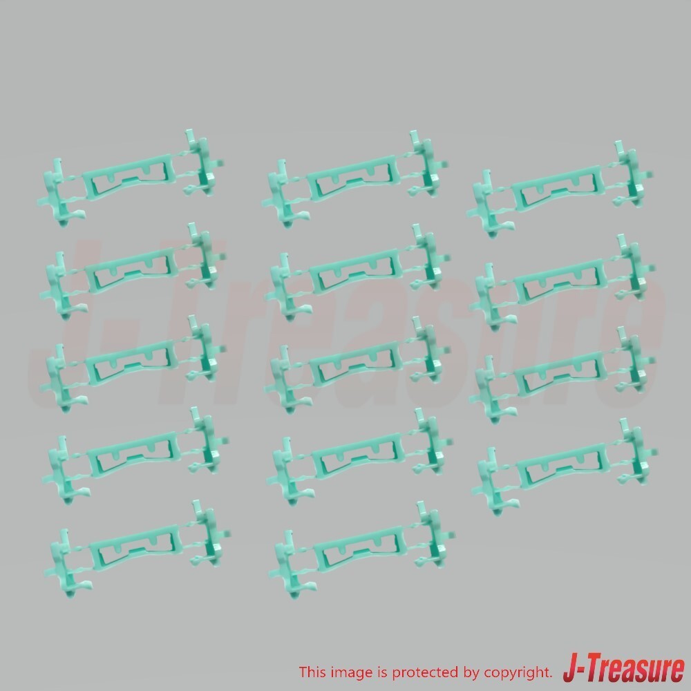 MITSUBISHI LANCER EVO 10 CZ4A 08-15 Genuine Drip Moulding Clip 7403A194 x14 Set