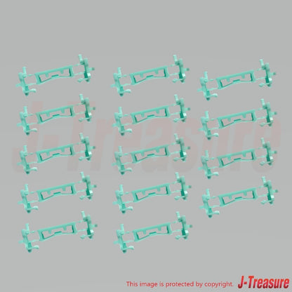MITSUBISHI LANCER EVO 10 CZ4A 08-15 Genuine Drip Moulding Clip 7403A194 x14 Set