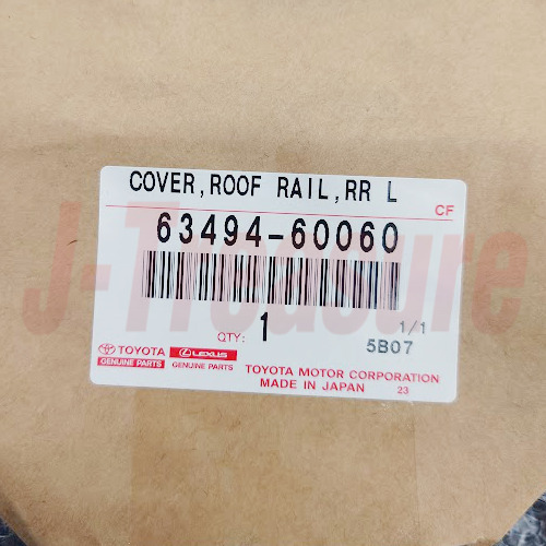 TOYOTA LAND CRUISER UZJ100 '03-07 Genuine Roof Rack Leg Cover Fr & Re RH LH Set