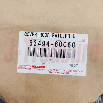 TOYOTA LAND CRUISER UZJ100 '03-07 Genuine Roof Rack Leg Cover Fr & Re RH LH Set