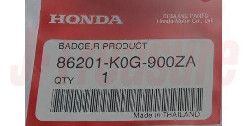 HONDA SUPER CUB C125 JA58 2018- Genuine Front Cowl Emblem Right & Left Set OEM