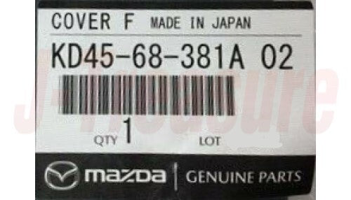 MAZDA CX-5 KE# 13-16 Genuine Front Side Trim Fuse Cover KD45-68-381A-02 OEM RHD