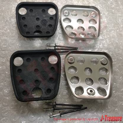 HONDA CIVIC FD2 10-15 Genuine Brake Clutch Pedal Cover 46545-SNW-J21 x2 Set OEM