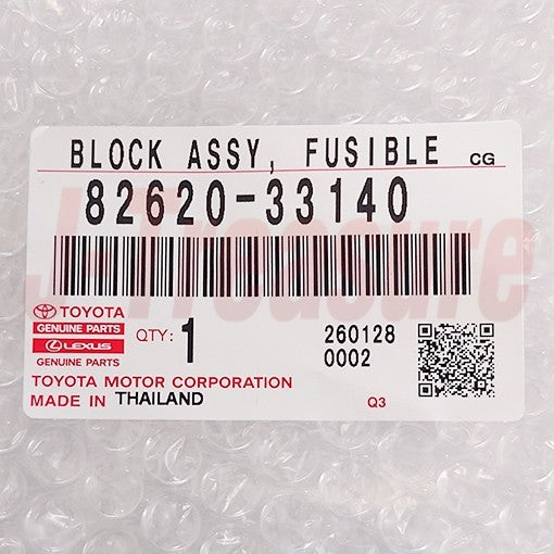 TOYOTA CAMRY (HYBRID) AXVH7# '18-24 Genuine Fusible Link Block Assy 82620-33140