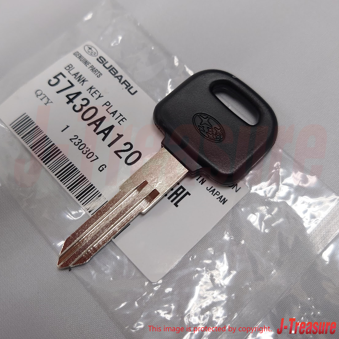 SUBARU IMPREZA WRX GC8 94-01 Genuine Blank Master Key Plate 57430AA120 x2 Set