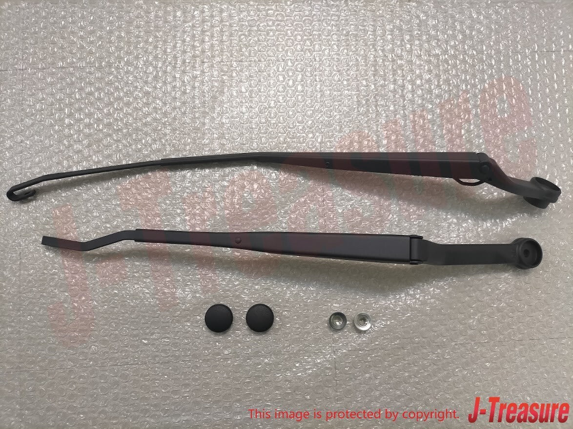 MAZDA RX-7 FD3S RHD Genuine Front Windshield Wiper Arm RH & LH & Nut & Cap OEM