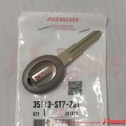 HONDA INTEGRA TYPE-R DC2 DB8 Genuine Blank Key Uncut Spare 35113-ST7-Z01 OEM