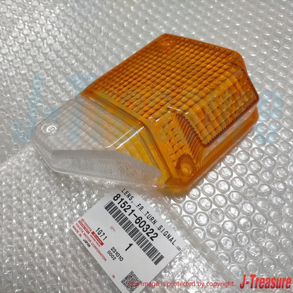 TOYOTA LAND CRUISER BJ70 Genuine Front Turn Signal Lamp Lens RH & LH Set OEM