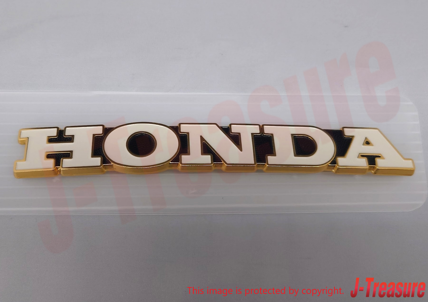 HONDA CB750 CB550 CB500 Genuine Fuel Tank Emblem "HONDA" Right & Left Set OEM