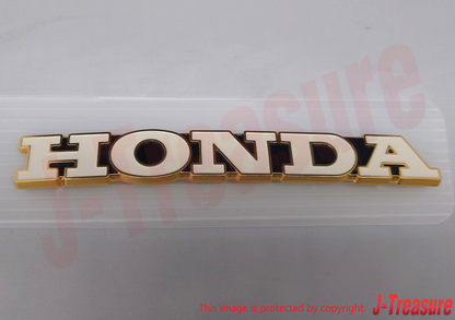 HONDA CB750 CB550 CB500 Genuine Fuel Tank Emblem "HONDA" Right & Left Set OEM