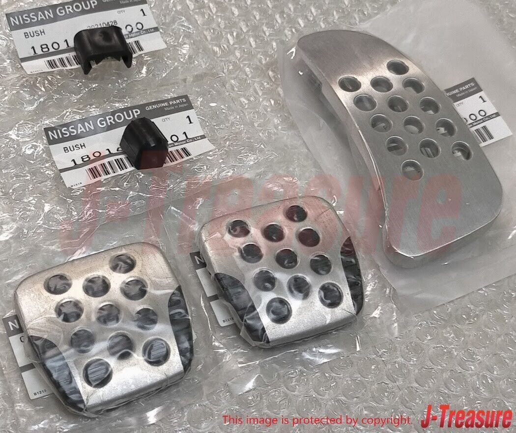 NISSAN SKYLINE R33 R34 GT-R Genuine Aluminum Pedal Bush Set GTR AUTECH NISMO OEM