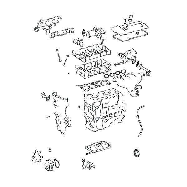 TOYOTA PRIUS ZVW30 2010-2015 Genuine Engine Overhaul Gasket Kit 04111-37316 OEM