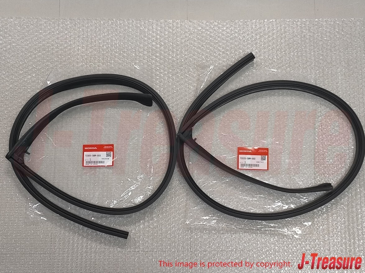 HONDA INTEGRA TYPE-R ACURA RSX DC5 02-06 Genuine Door Sub Seal RH & LH Set OEM