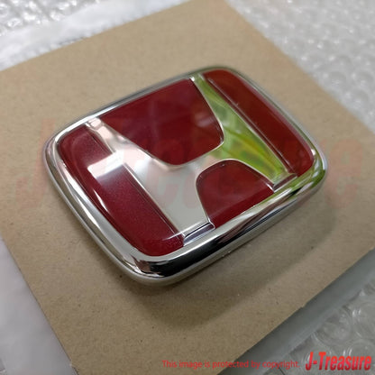 HONDA INTEGRA DC2 DB8 TYPE-R 97-01 Genuine Front Red Emblem 75700-ST7-Z00 OEM