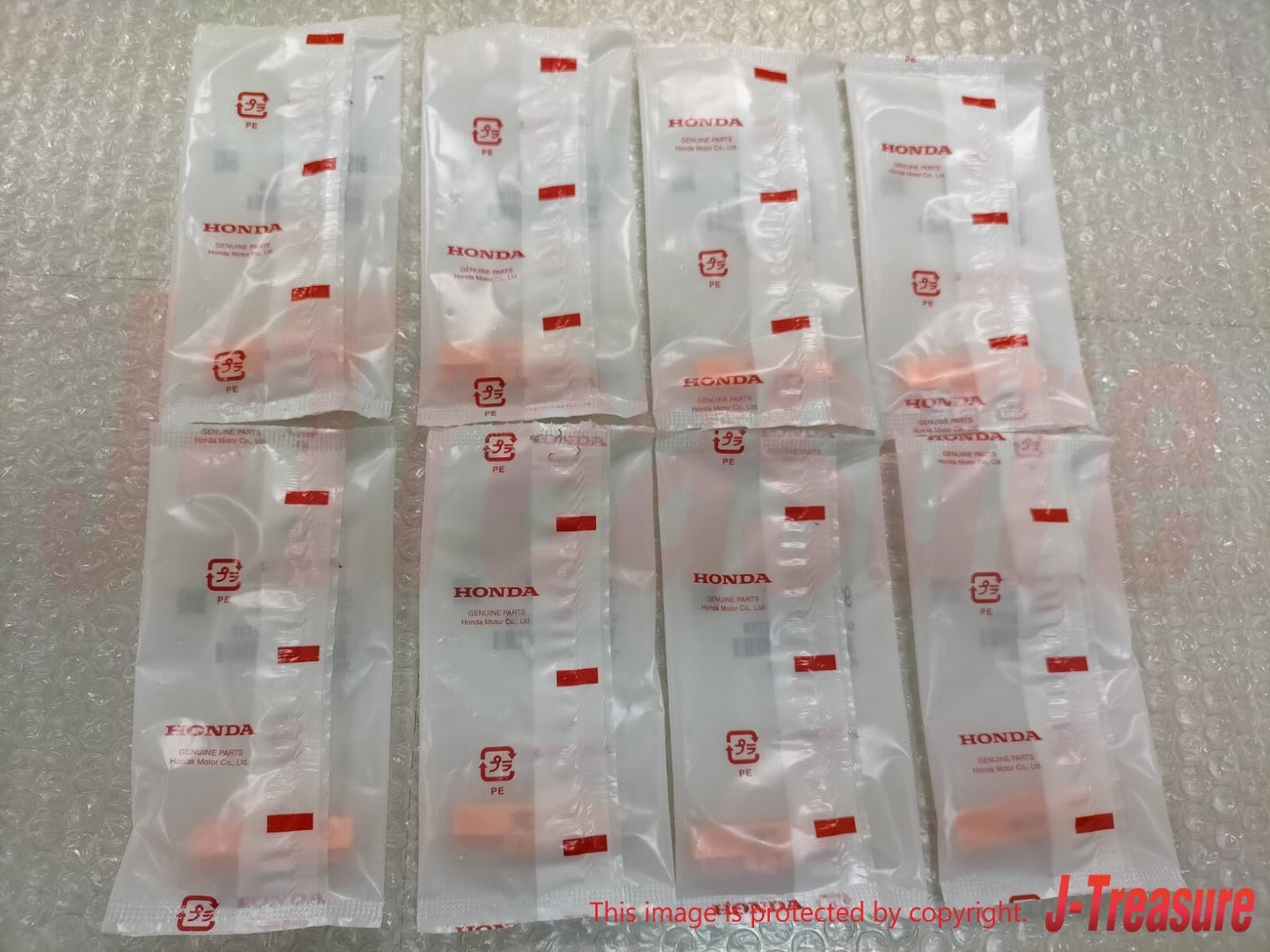 HONDA CIVIC CR-X DEL SOL INTEGRA Genuine Front Windshield Side Molding Clip 8set