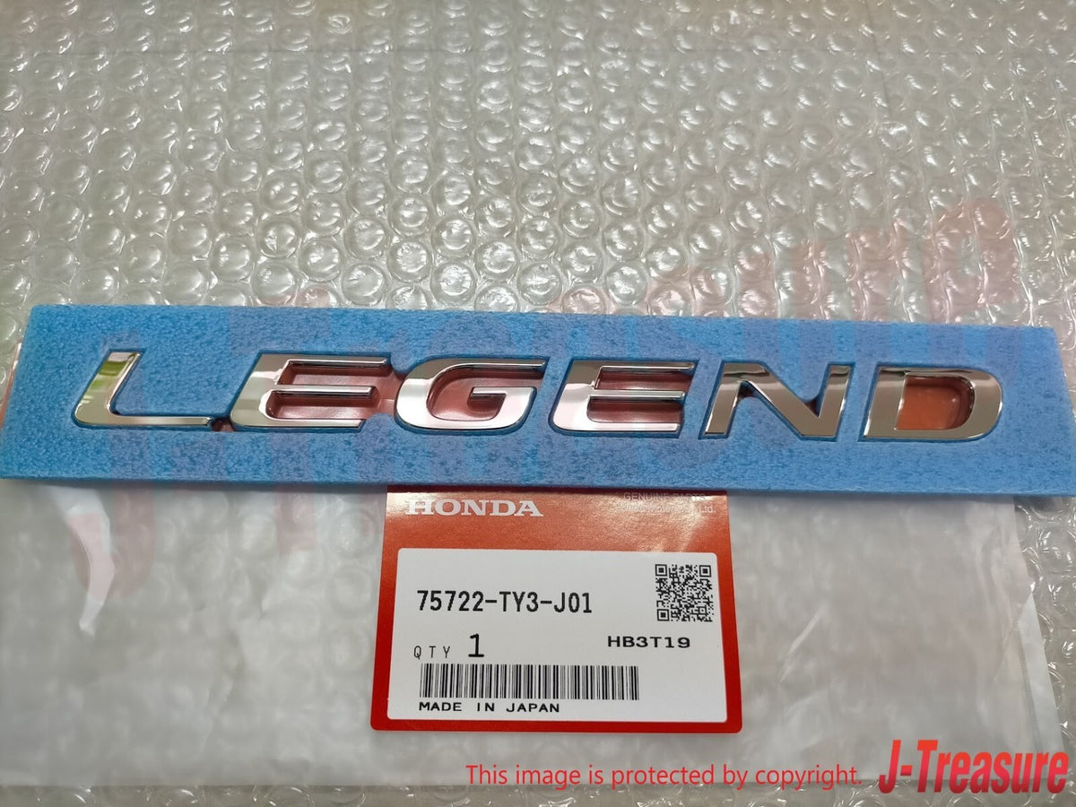 HONDA LEGEND KC2 ACURA RLX JDM Genuine Rear Emblem "LEGEND" 75722-TY3-J01 OEM