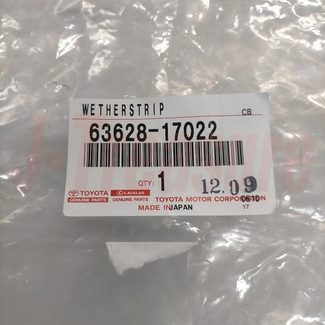 TOYOTA MR2 SW20 91-95 Genuine T-Bar Roof Weather Strip Side Rail Left Side OEM