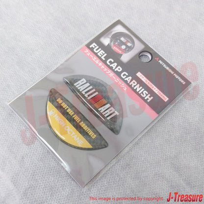 MITSUBISHI Genuine Fuel Cap Garnish "RALLIART" For High Octane Vehicles OEM