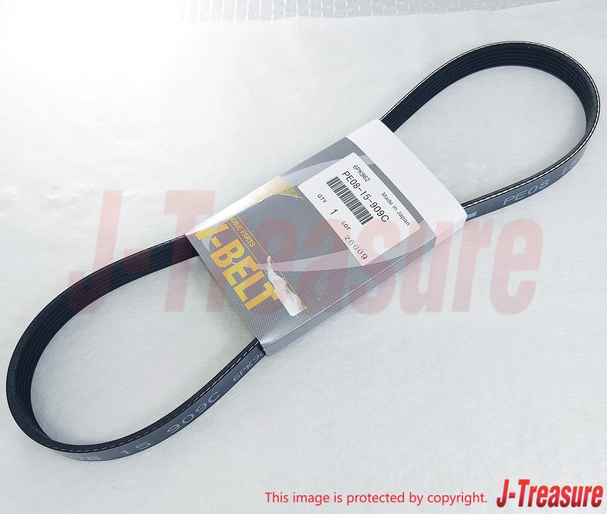 MAZDA MAZDA3 BM Genuine Alternat & Aircon Belt V PE08-15-909C 2.0L W/O i-ELOOP