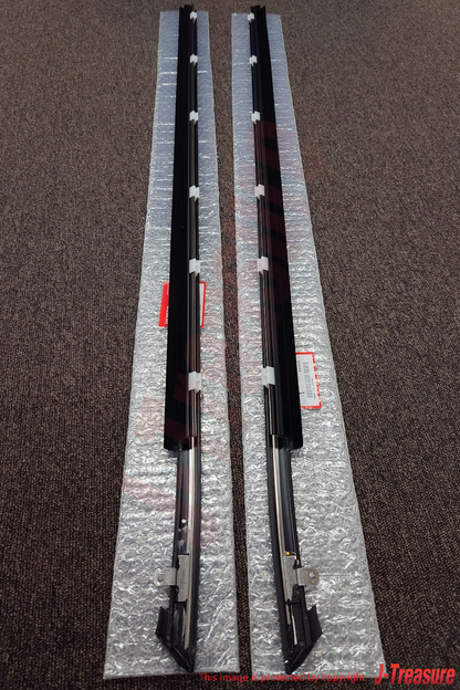 HONDA CR-X CRX EF8 '88-89 Genuine Front Door Window Molding Right & Left Set OEM