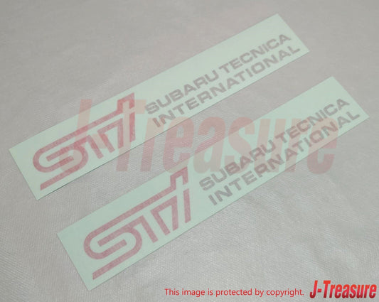 SUBARU Genuine Logo Sticker "Subaru Tecnica International" STSG14100310 OEM
