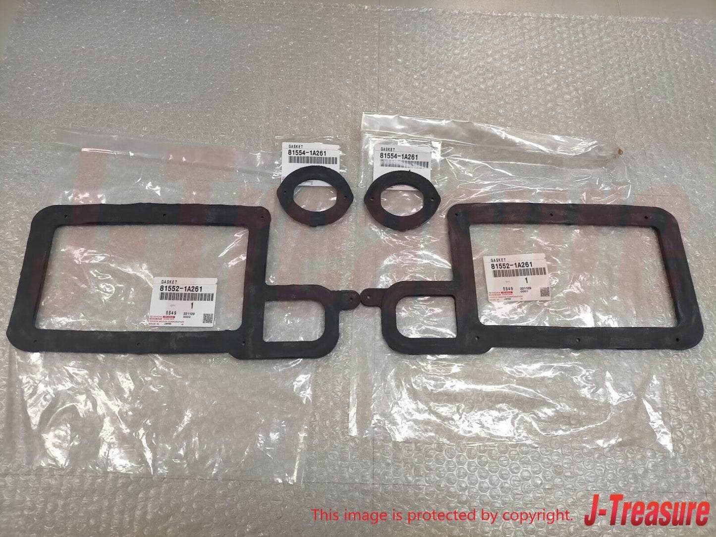 TOYOTA LEVIN TRUENO AE86 2 Door Genuine Tail Lamp Light Gasket RH & LH Set OEM