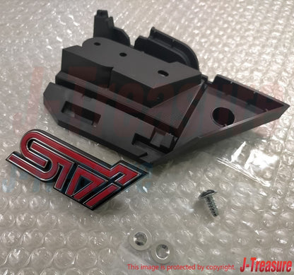 SUBARU BRZ ZC6 16-21 Genuine Front STi Emblem & Bracket & Screw 3 Piece Set OEM