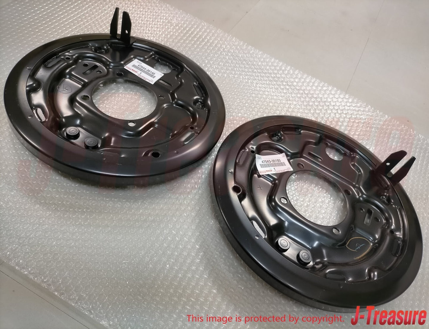TOYOTA 4RUNNER RN10# 85-95 Genuine Rear Brake Backing Plate Right & Left Set OEM