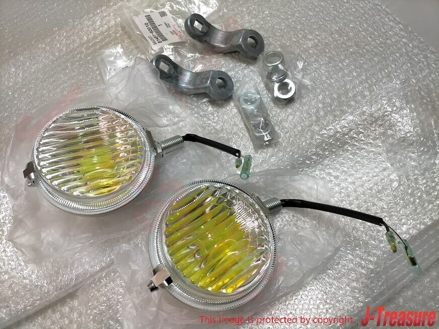 TOYOTA LAND CRUISER 40 Series Genuine Fog Lamp & Bracket Right & Left Set OEM