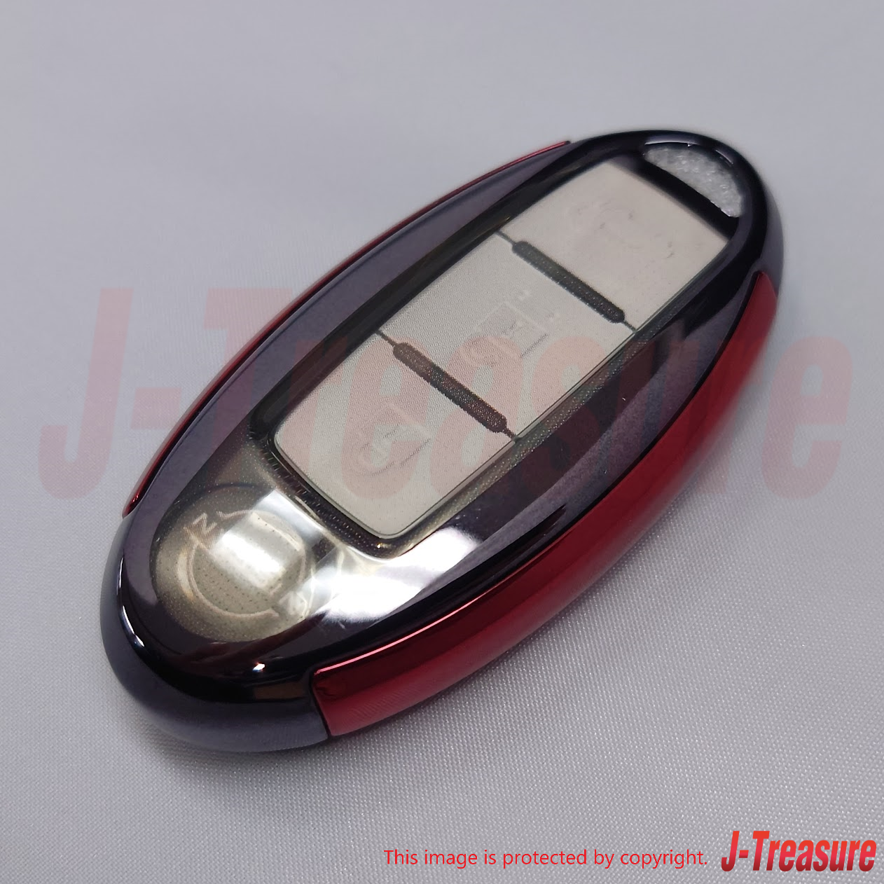 NISSAN Genuine nismo Fan Intelligent Key Cover Full Cover Red Chrome KWA10-60N10