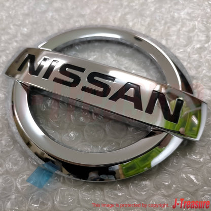 NISSAN FAIRLADY Z 350Z 370Z WINGROAD Genuine Front Chrome Emblem Badge OEM