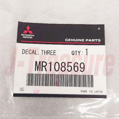 MITSUBISHI LANCER EVOLUTION EVO3 CE9A Genuine Rear Emblem Decal 3 Set OEM Parts
