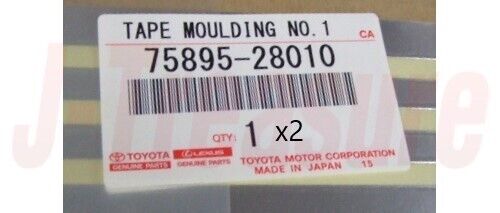 TOYOTA LEXUS IS300 ASE30 2016-2019 Genuine Moulding Tape 75895-28010 x2 set OEM