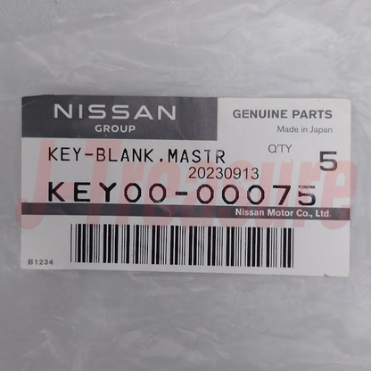 NISSAN 300ZX Z32 84-89 240SX S13 89-90 Genuine Blank Key KEY00-00075 OEM