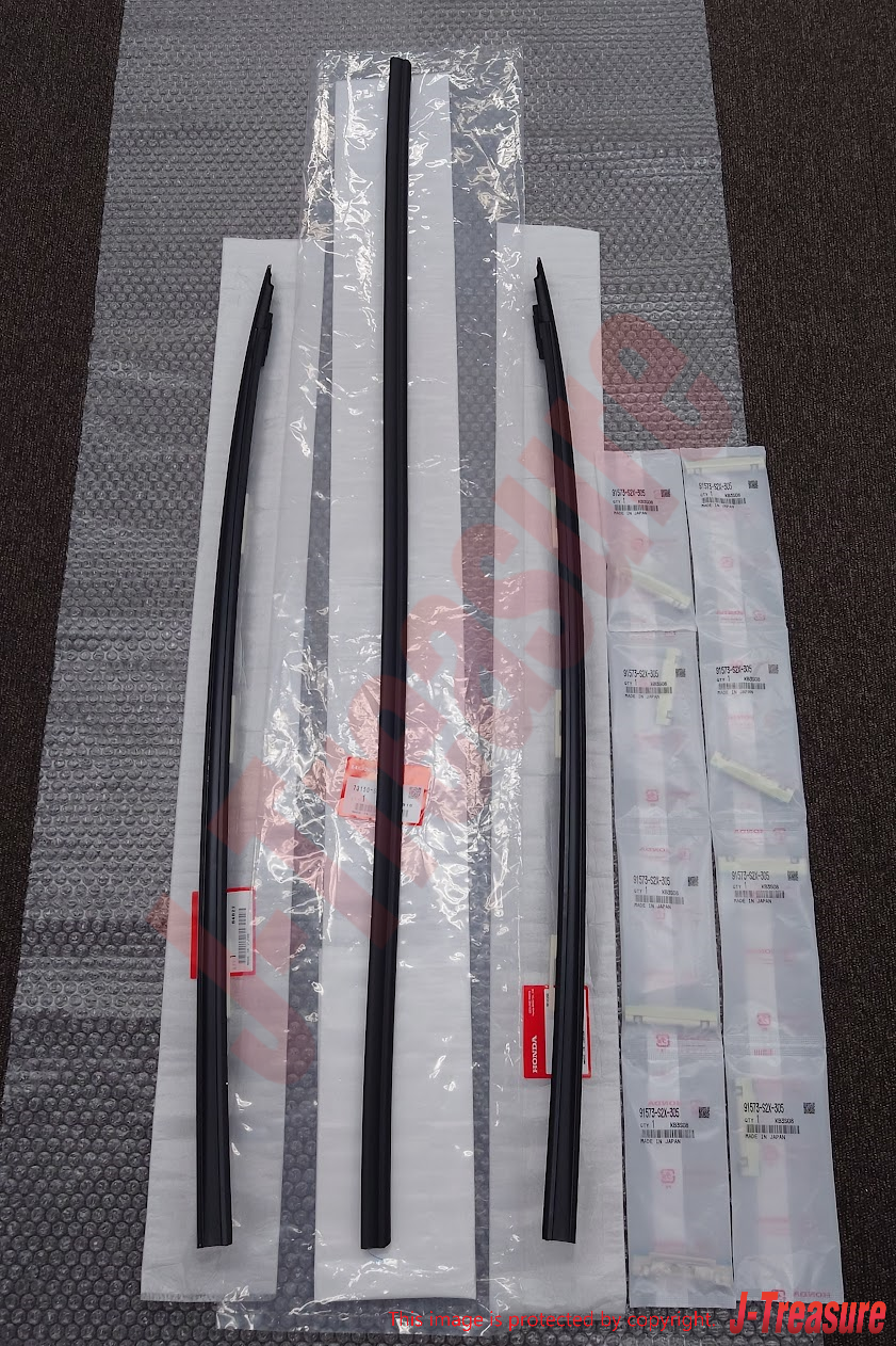 HONDA INTEGRA ACURA RSX DC5 Genuine Front Windshield Molding & 8 Clip Set OEM