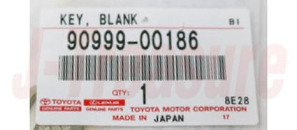 TOYOTA 4RUNNER RZN180 VZN185 RZN185 1996-2002 Genuine Blank Key 90999-00186 OEM