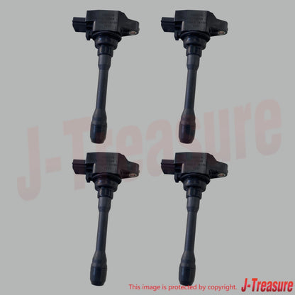 NISSAN ROGUE S35 '10-19 Genuine Engine Ignition Coil 22448-1KT0A x4 Set OEM