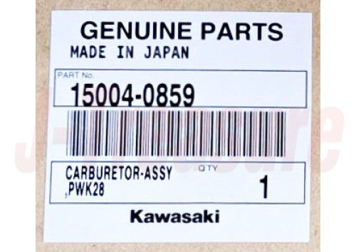 KAWASAKI KX100 '14-21 Genuine Carburetor Assy(PWK28) 15004-0859 OEM