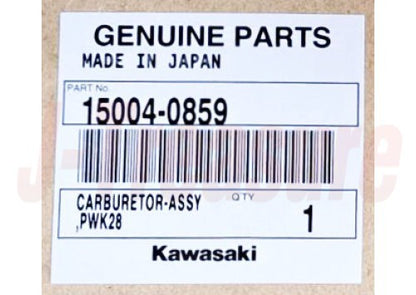 KAWASAKI KX100 '14-21 Genuine Carburetor Assy(PWK28) 15004-0859 OEM