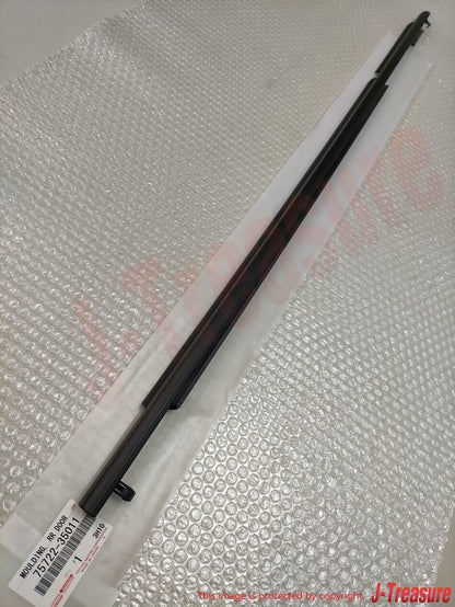 TOYOTA 4RUNNER 10-22 Genuine Door Belt Molding Weatherstrip Front Rear 4pcs OEM