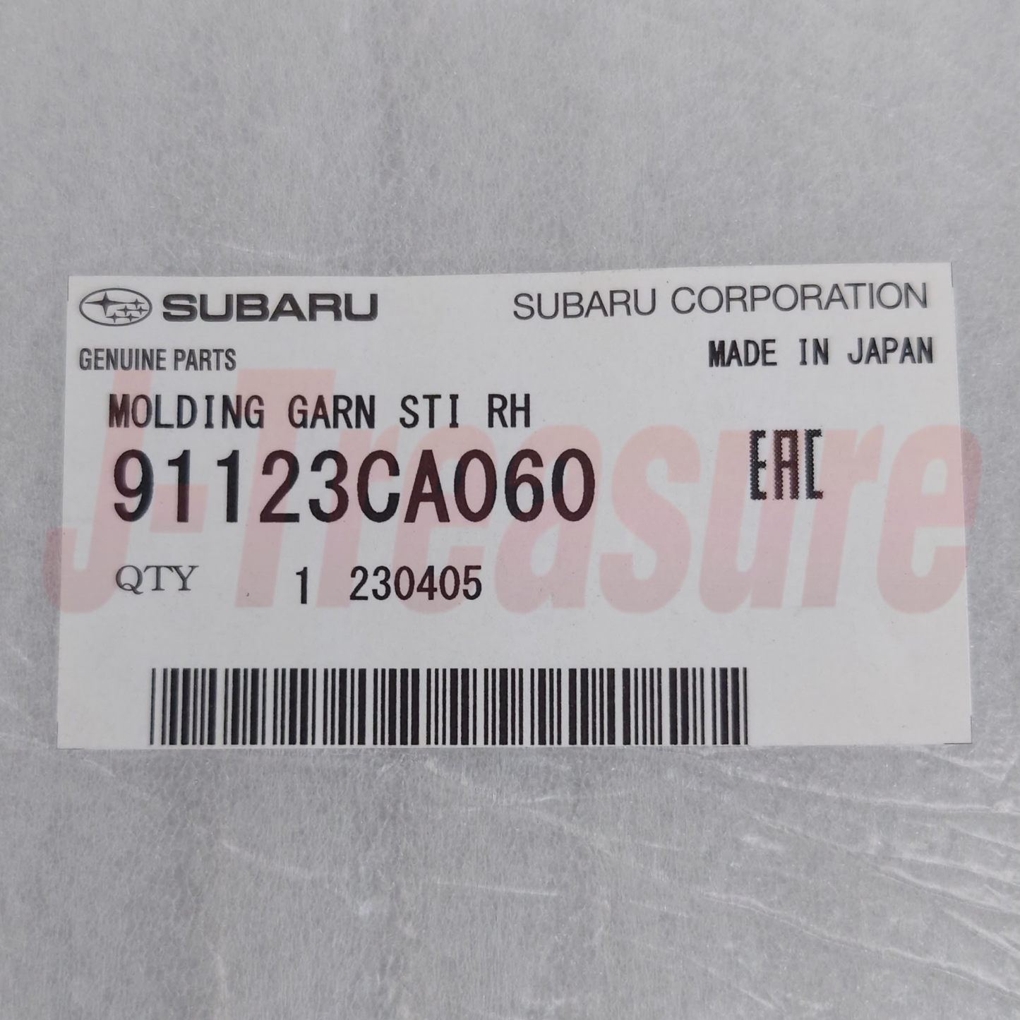 SUBARU BRZ STI SPORTS ZC6 Genuine Fender Silver Garnish Emblem RH & LH Set OEM