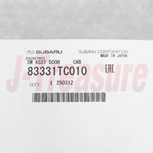 SUBARU SAMBAR TT1 TT2 Genuine Front Door Switch Assembly RH or LH 83331TC010 OEM
