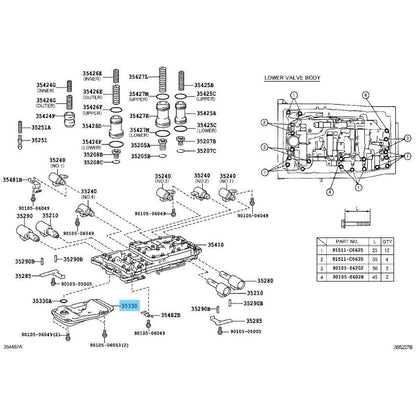 TOYOTA LEXUS IS250 IS350 GS300 Genuine Transmission Oil Strainer 35330-30090 OEM