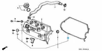 HONDA ACTY / ACTY TRUCK Genuine E07# Cylinder Head Cover Gasket 12341-PFB-00 OEM