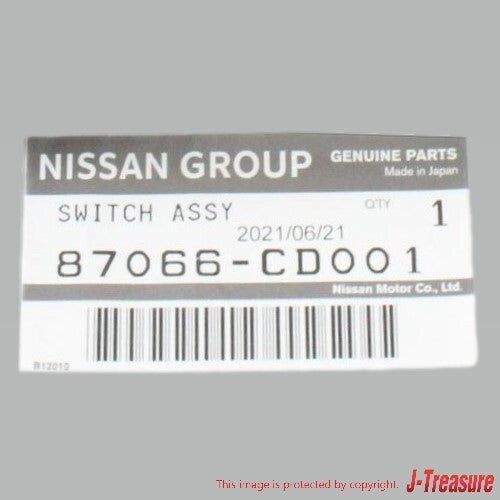 NISSAN FAIRLADY Z Z33 Genuine Switch Assy Front Power Seat Driving LHD OEM