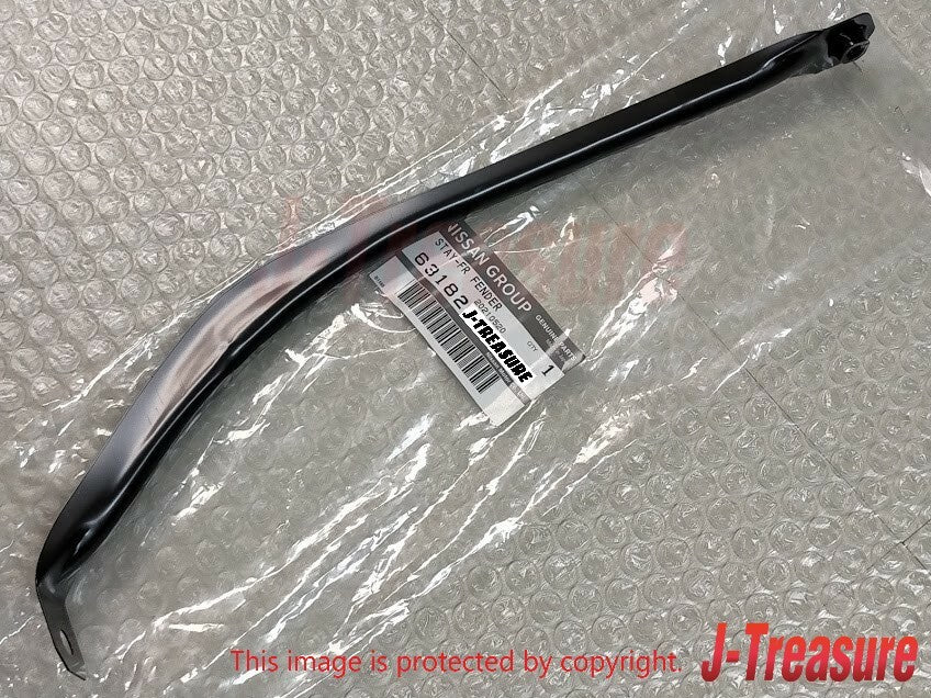 NISSAN 180SX 240SX RPS13 Genuine Front Fender Stay Bracket 2 Set 63182-60F00 OEM
